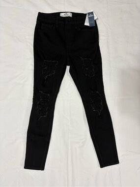 Hollister Black Ripped Skinny Jeans